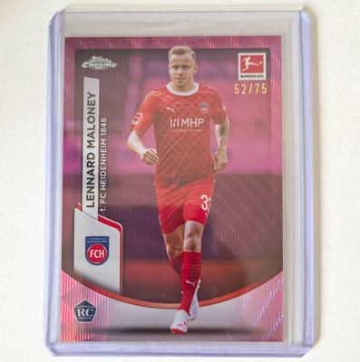 Topps Chrome Bundesliga 2022-23 Lennard Maloney 1. FC Heidenheim RC #42 52/75