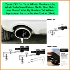 2pcs Car Turbo Whistle Aluminum Alloy Vehicle Turbo Sound Exhaust Muffler Ro... 2pcs Car Turbo Whistle Aluminum Alloy Vehicle Turbo Sound Exhaust Muffler Ro...