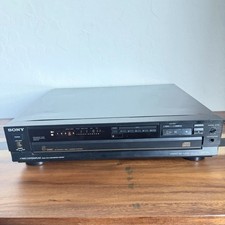 Sony CDP-C50 5-Disc CD Changer Player Vintage 1988 Made in Japan Tested NoRemote