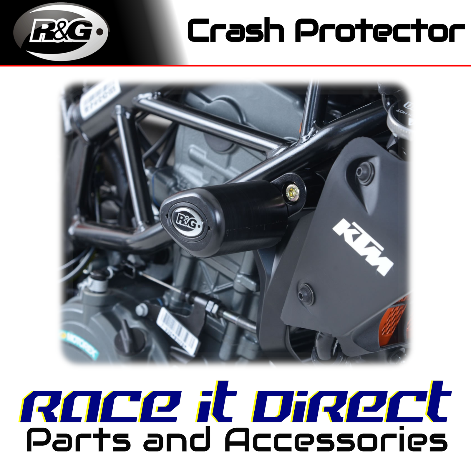 Crash Protectors for KTM 250 Duke 2017-2018 Aero R&G