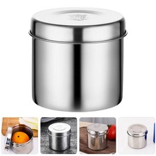Stainless Steel Storage Box Metal Food Containers Airtight Small
