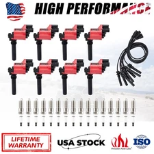 For 2003-2005 Dodge Ram 1500 2500 3500 5.7L Ignition Coils & Spark Plug & Wires