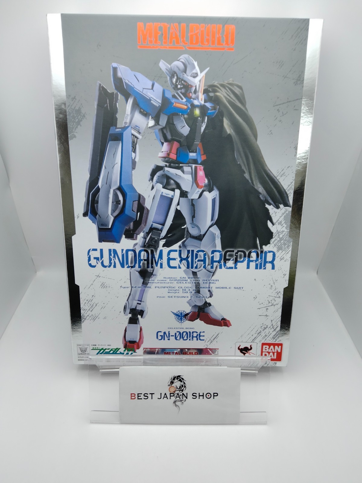 Figure Metal Build Gundam Exia Repair Mobile Suit Gundam 00 BANDAI Japan NEW