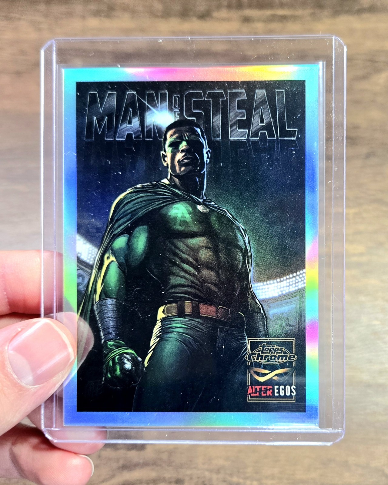 2025 Topps Chrome Update Rickey Henderson Alter Egos Man Of Steal SSP