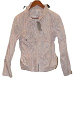 CHICO  S Women's SZ 1 Subtle Print Pale Pink Sandee Zippered Jacket NWT 119