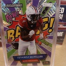 Tetairoa McMillan - 2024 Wild Card Alumination Comix AC-TM 7/10