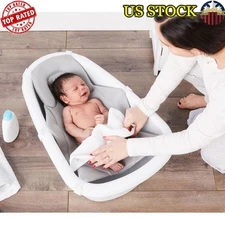 Baby Basics Grow w/ Me Bath Tub 3-in-1 Child Infant Newborn Bath Tub Adjustable