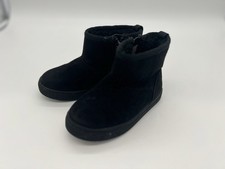 Girls' Holland Zipper Shearling Style Boots - Cat  Jack Black 8 T