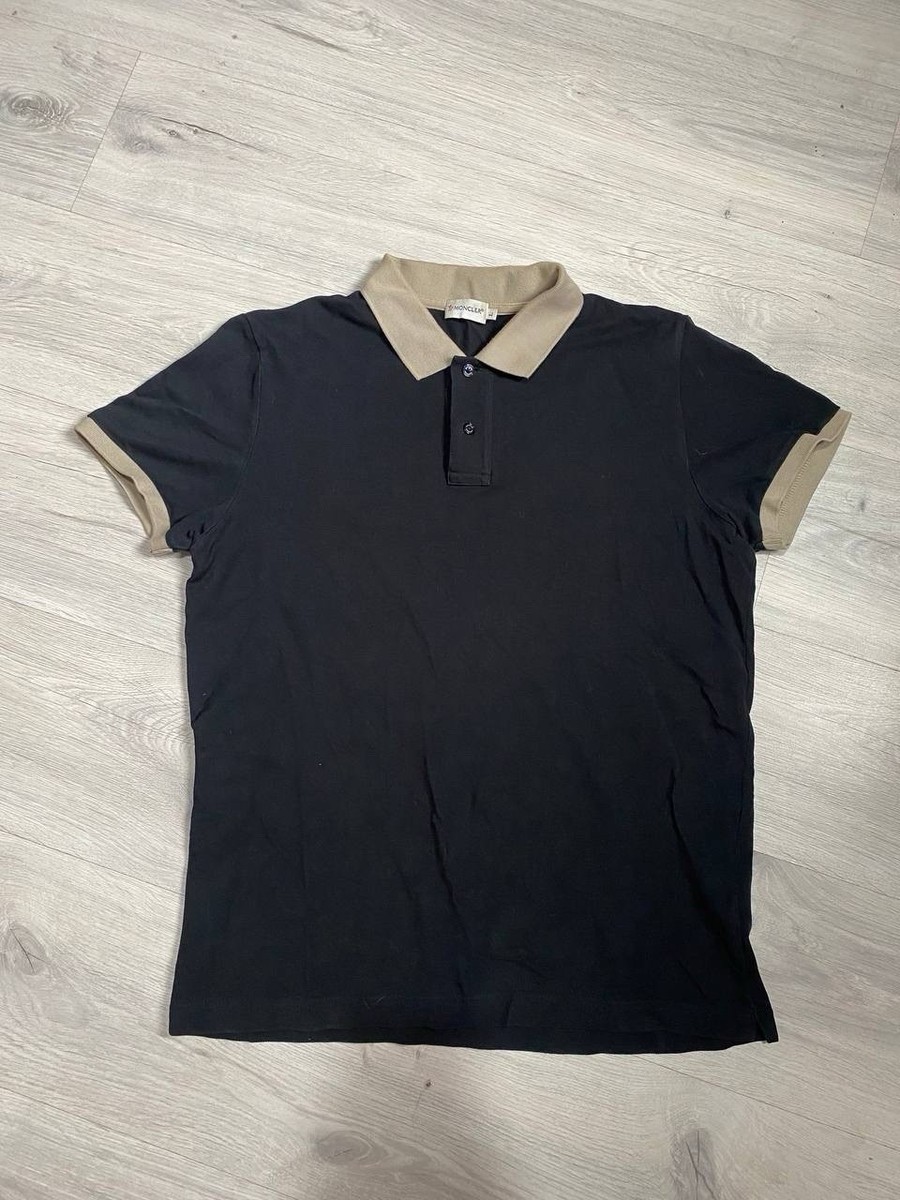Moncler Maglia Polo Manica Corta Short Sleeves Polo Shirt Sz L | eBay