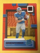 2022 Donruss Clearly Aidan Hutchinson Rated Rookie Red /49