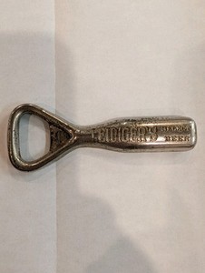 1940's LEIDIGER's select beer opener 4 1/8" long MERRILL, WISCONSIN