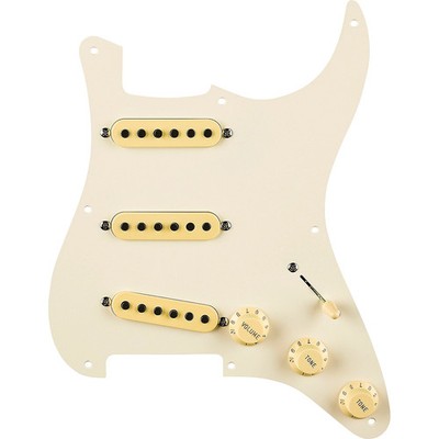 Fender Eric Johnson Signature 8Hole PreWired Strat Pickguard Aged White