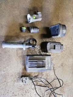 Parts for Festool drill Angle drive chuck 18v 4.2Ah batteries and TCL3 charger