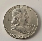 1956 Franklin Half Dollar 90% Silver