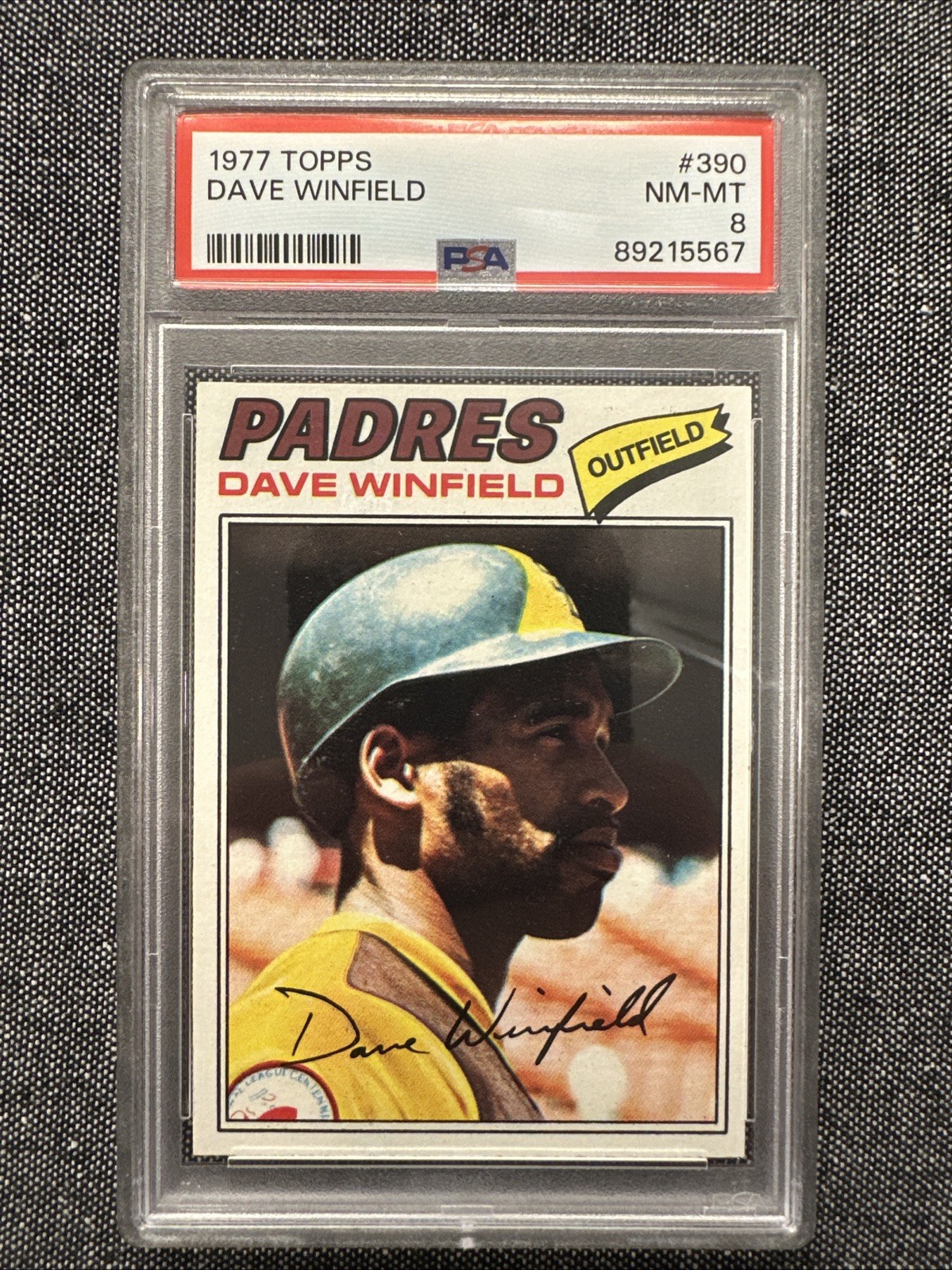 1977 Topps - Dave Winfield #390 PSA 8