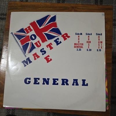 THE GREATEST HOUSE SOUND - House Master General - 1987 UK 3-track 12'' vinyl sing