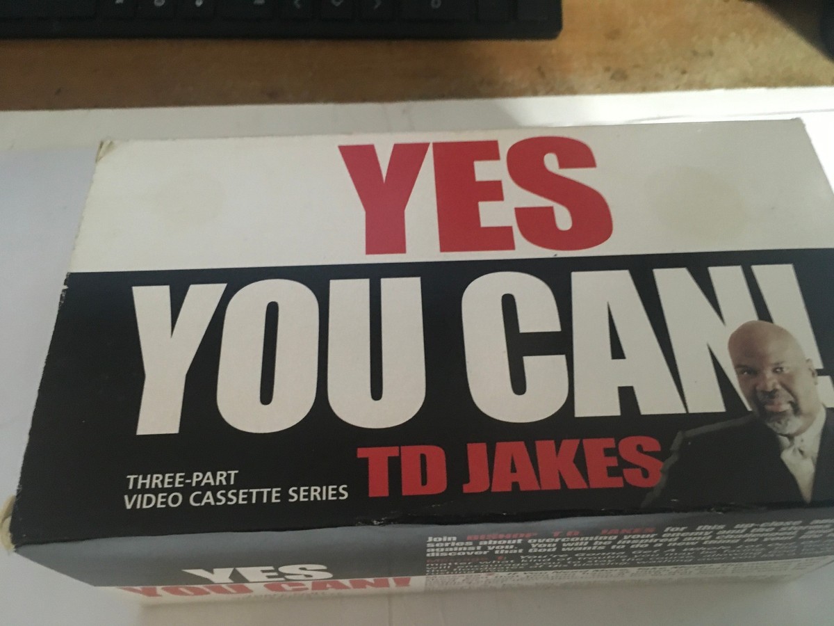 Yes You Can TD Jakes 3 VHS Box Set | eBay