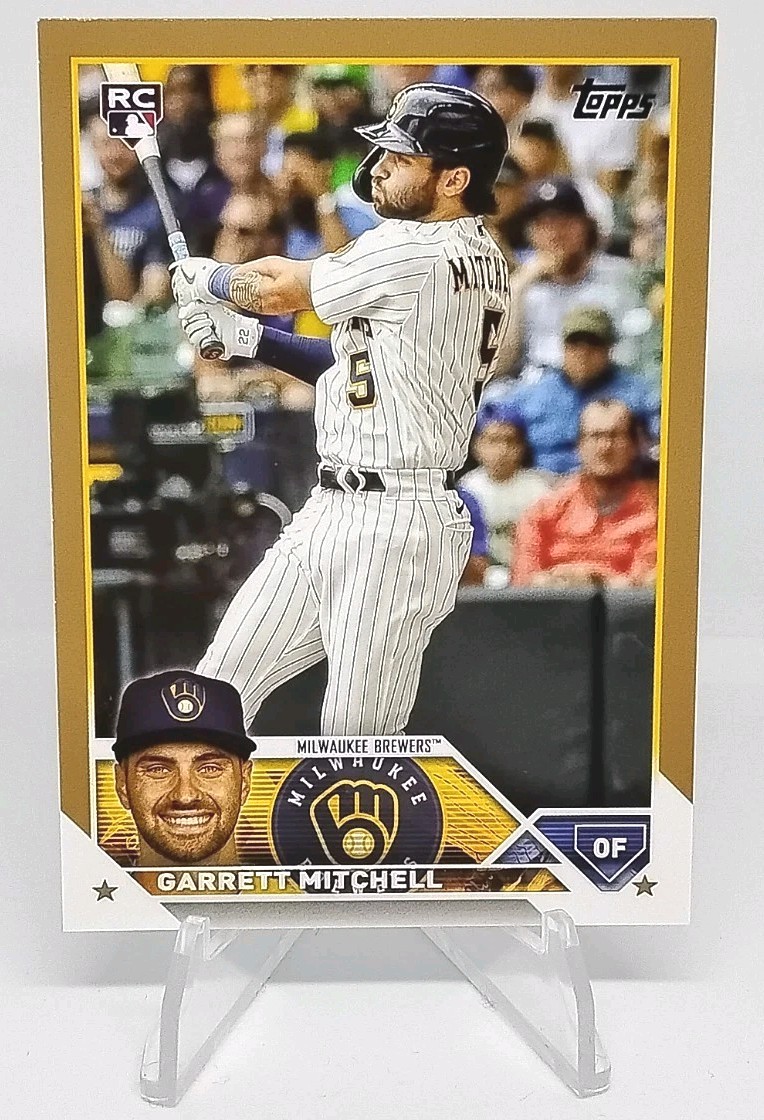 Garrett Mitchell Gold /2023 Rookie 2023 Topps Series 2 #359 - Brewers ⚾ Card