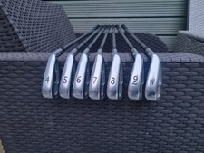 Ping S57 Iron Set 4 - PW / Ping AWT Stiff Shafts / Ping Aqua Grips RED DOT