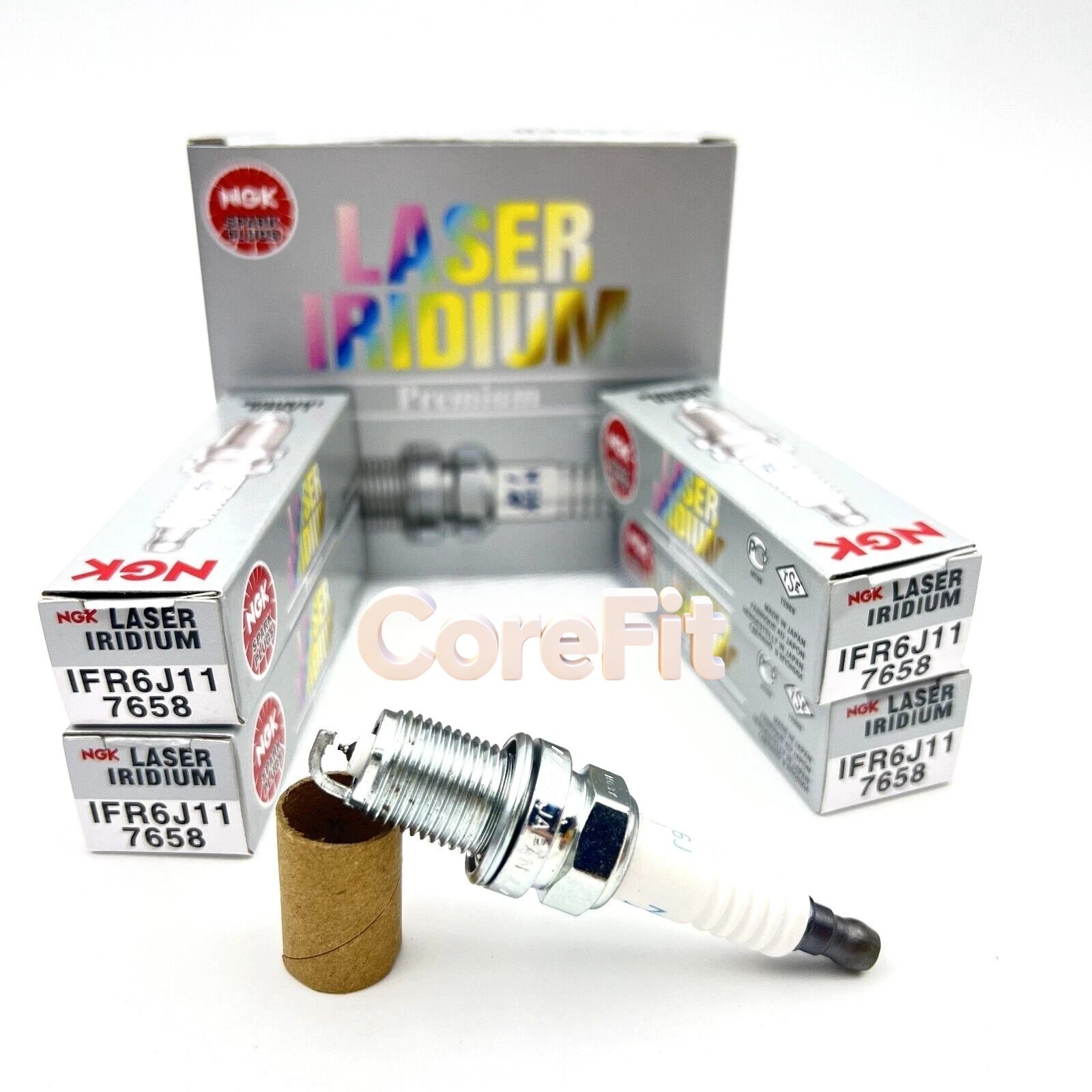 4PCS NEW FIT FOR Spark Plug-Laser Iridium NGK IFR6J11 7658