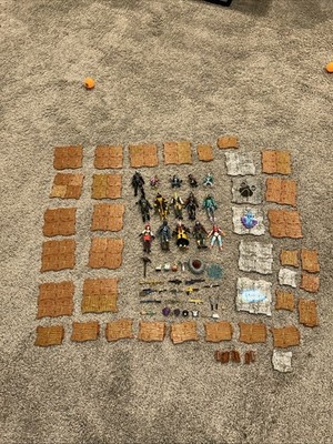Huge Fortnite Lot 15 Action Figures, Weapons, Backpacks, and Materials