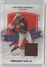 2021 Chronicles America's Pastime Swatches Blue 51/99 Fernando Tatis Jr #80 4z8