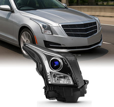 - Fits 2013 2014 2015 2016 2017 2018 Cadillac ATS Sedan [Halogen Type] Projector