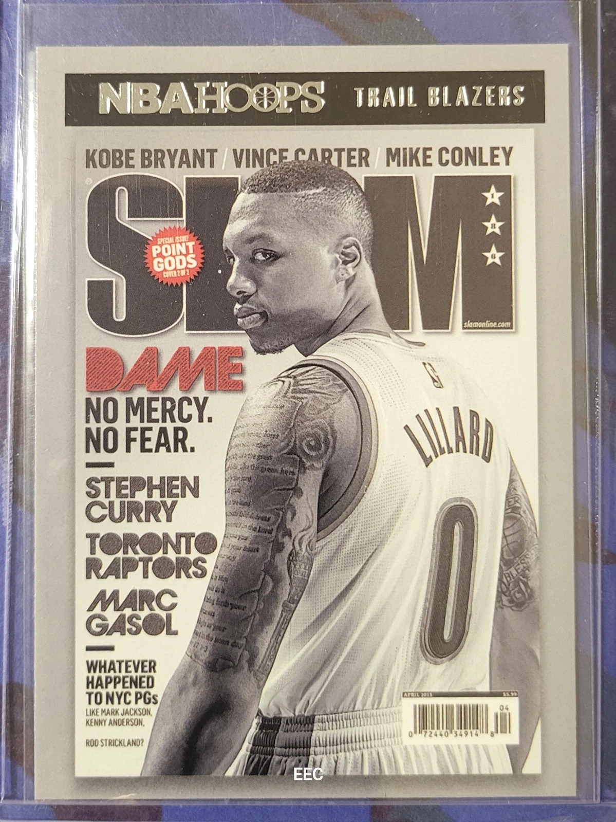 Damian Lillard trading card