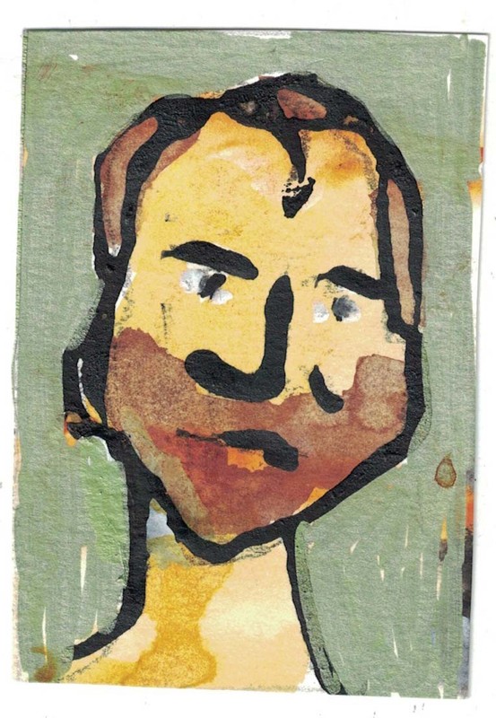 ACEO "Shave" 2.5" by 3.5" Original Art