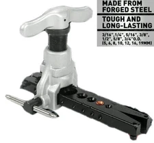 Tubing Flaring Tool Kit - 7 Dies for Eccentric Flares on 3/16-3/4 Inch Copper US