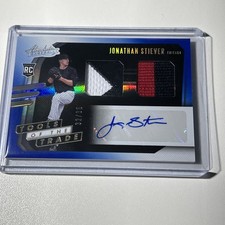 2021 Absolute Spectrum Blue #d /35 Jonathan Stiever Rookie Auto RC White Sox