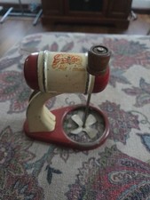 Vintage Antique Delta Detroit Child  s Toy Hand Mixer with Glass Bowl Tin 1950's