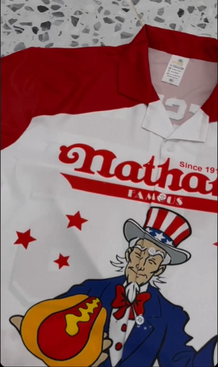 Joey Chestnut Hawaiian Shirt 76 Winner Hot Dog Eating Contest 2026
