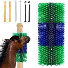 Kratzbürste halbrund 43,5x19, 2cm Kuhbürste, Viehbürste für Rinder und Pferde