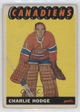 1965-66 Topps Charlie Hodge #67 0v9