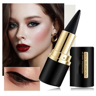Langanhaltender schwarzer Eyeliner Stift - schnelltrocknend, wasserfest, wischfestes Gel