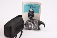 Sekonic Studio Deluxe Vintage L-398 Light Meter WORKING w/ Manual DV-RC11108