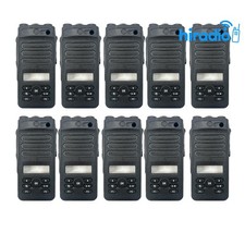 10-Pack Replacement Front Housing Kit with Speaker for XPR3500 Radio Black Case