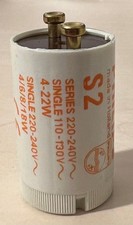 2 X FLUORESCENT STARTERS S2 4-22W