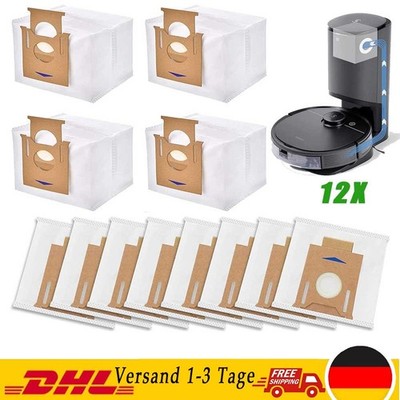 12 Stück Staubsaugerbeutel für ECOVACS DEEBOT OZMO T9/T9+/T9 Plus N10 DX93/DDX96