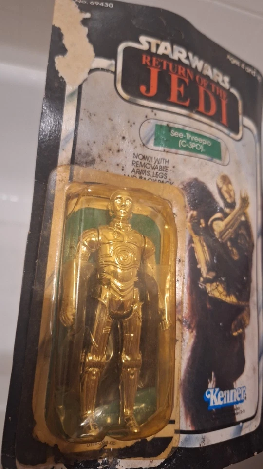 Figura Kenner vintage Star Wars ROTJ C-3PO 1983 con extremidades extraíbles  Foto 3 de 3