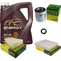 Mann Inspektionspaket 5L Mannol Energy 5W-30 FüR Ford Mondeo IV Turnier 2.0 2.3