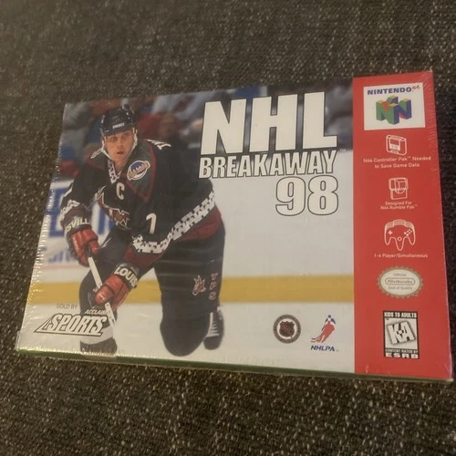 Nintendo 64 N64 - NHL Breakaway 98 - Brand New Factory Sealed