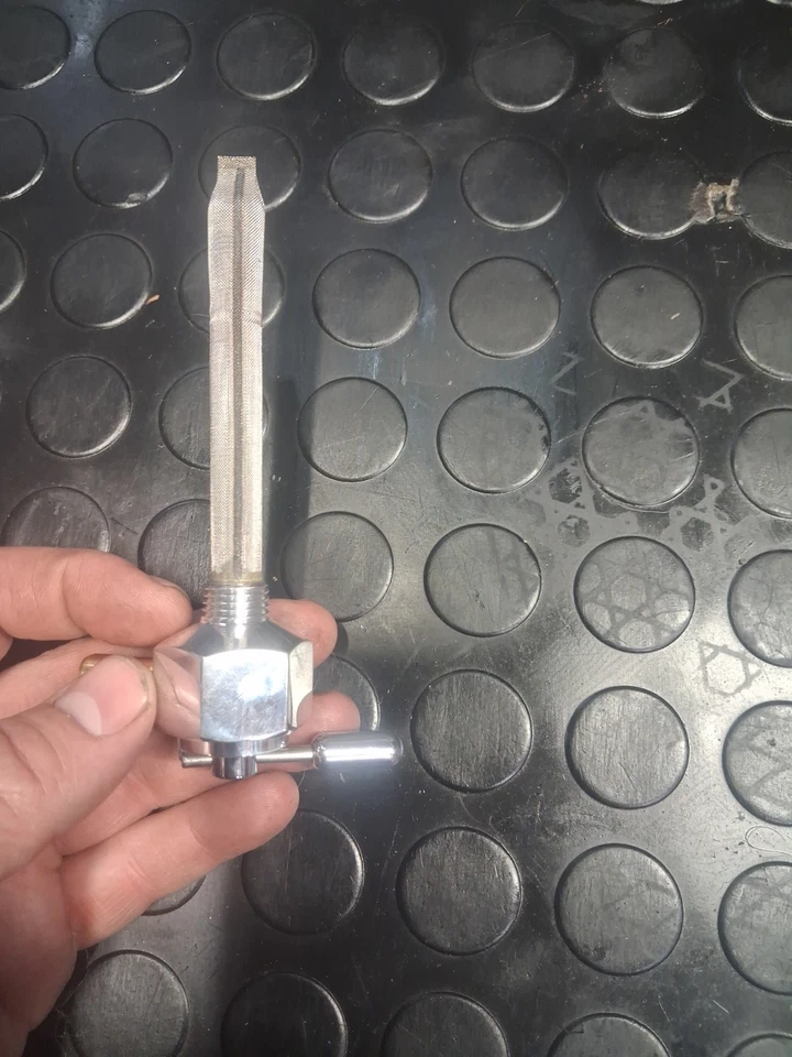 Pingel Power-Flo Petcock 22mm 3/8in NPT Chrome 90° Inward 6211-CH - Image 3 of 3
