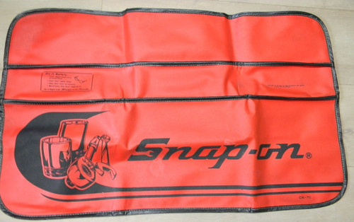SNAP-ON RED AND BLACK VINYL FENDER PROTECTOR COVER #CK-7C
