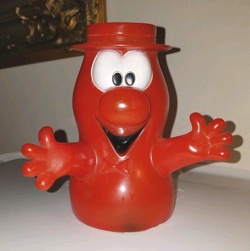 "Mr. WIGGLES" JELL-O Gelatin Mail Order Advertising hand Puppet 1960 very Rare
