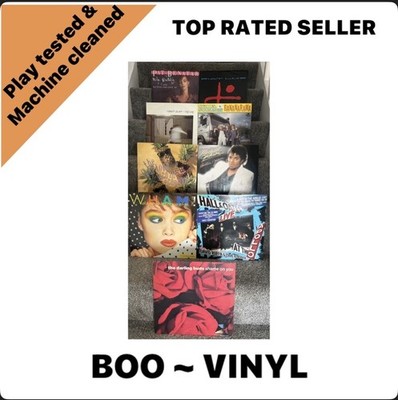 9 x 12'' Vinyl 12'' 80s Singles Bundle All In VG+ Condition Or Better