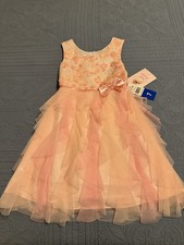 Jona Michelle Girls Size 7 Party Birthday Holiday Easter Dress NWT Pink Sequins