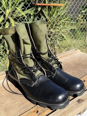 Vintage 1968 Vietnam War Jungle Boots 3rd Pattern Panama  display picture 3