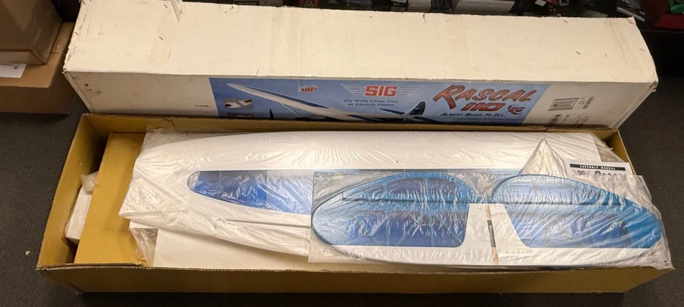 New SIG Rascal 110 EG Blue ARF RC Remote Control Model Airplane SIGRC84EGVARFB - Image 3 of 3